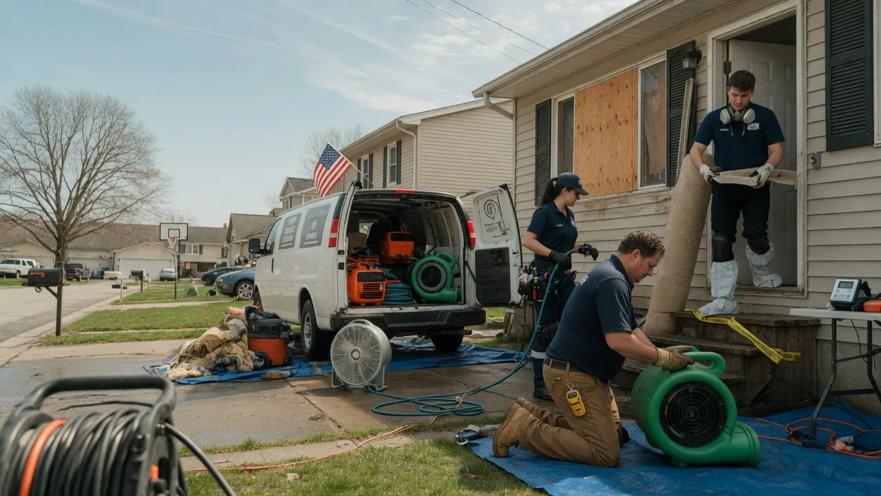 Water Damage Restoration in Nicholson, PA near me